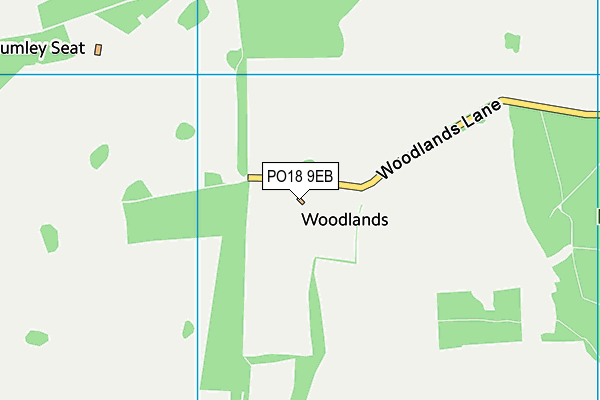 PO18 9EB map - OS VectorMap District (Ordnance Survey)