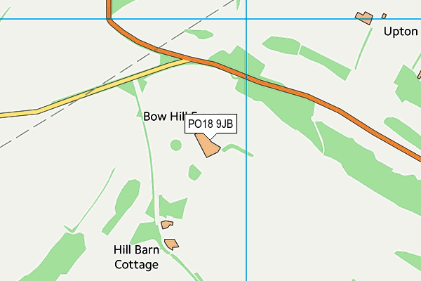 PO18 9JB map - OS VectorMap District (Ordnance Survey)