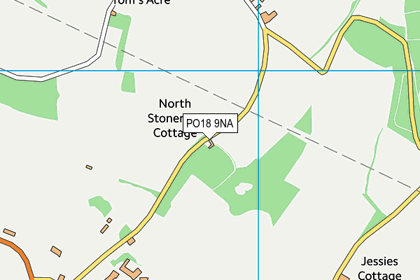 PO18 9NA map - OS VectorMap District (Ordnance Survey)