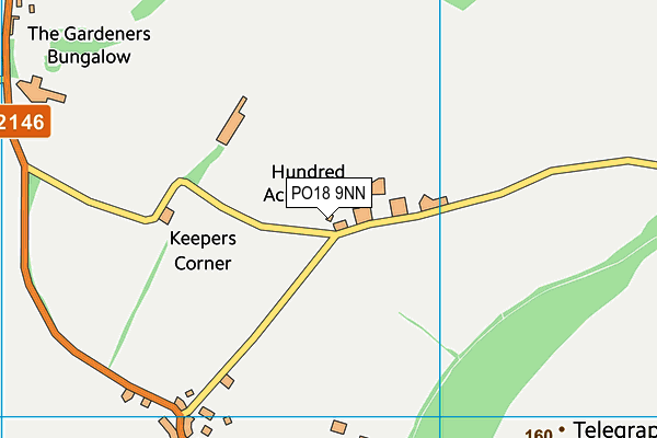 PO18 9NN map - OS VectorMap District (Ordnance Survey)