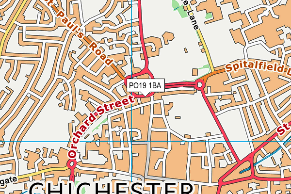 Map of CHICHESTER (SOUTHBANK) MANAGEMENT COMPANY LIMITED at district scale