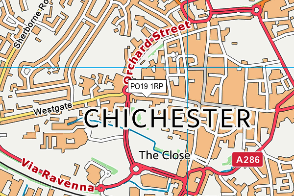 Map of CHICHESTER DINNING LIMITED at district scale