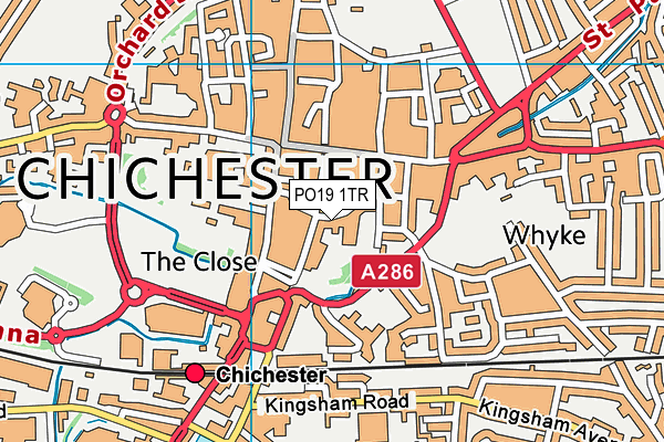 Map of CHICHESTER HOLIDAY PROPERTIES LTD at district scale