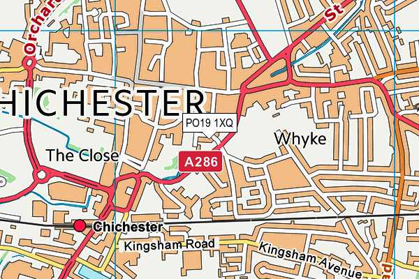 Map of CORNER HOUSE EASTERGATE LIMITED at district scale