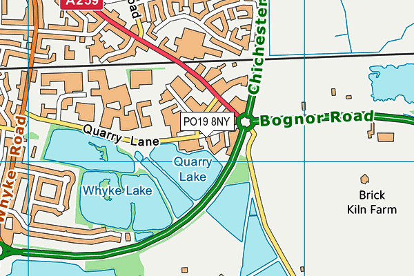 Map of STEMBRIDGE LIMITED at district scale