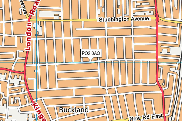 PO2 0AQ map - OS VectorMap District (Ordnance Survey)