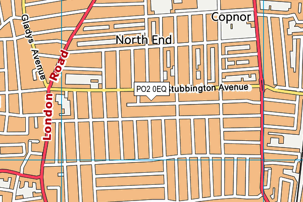 PO2 0EQ map - OS VectorMap District (Ordnance Survey)