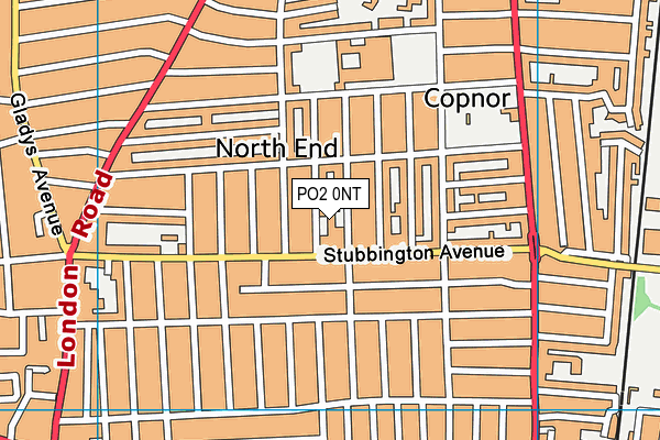 King's Academy College Park (Infant) map (PO2 0NT) - OS VectorMap District (Ordnance Survey)