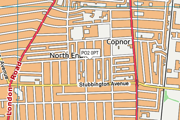 PO2 0PT map - OS VectorMap District (Ordnance Survey)