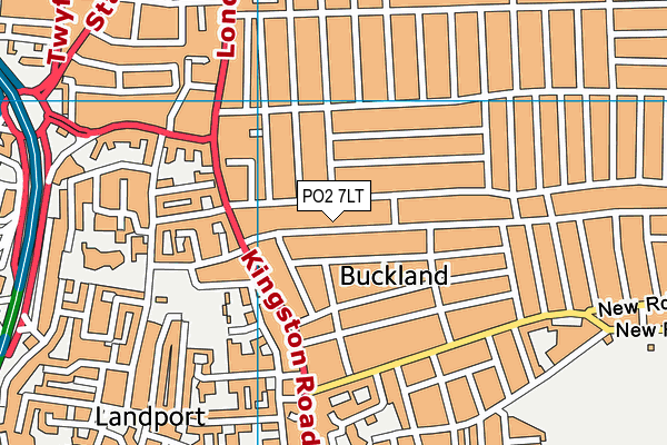 PO2 7LT map - OS VectorMap District (Ordnance Survey)