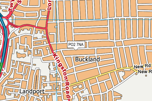 PO2 7NA map - OS VectorMap District (Ordnance Survey)