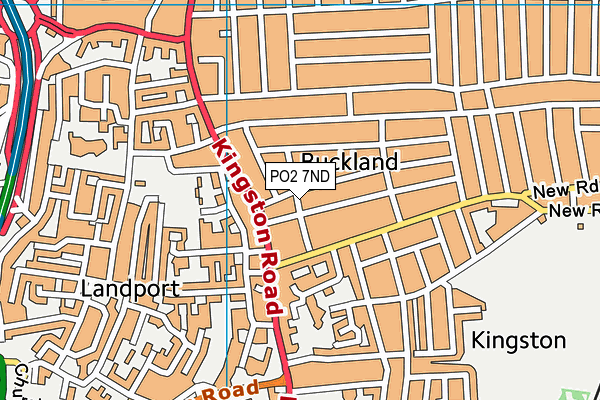 PO2 7ND map - OS VectorMap District (Ordnance Survey)