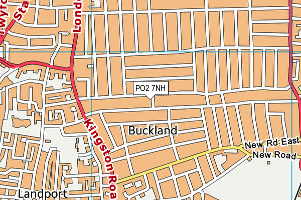 PO2 7NH map - OS VectorMap District (Ordnance Survey)