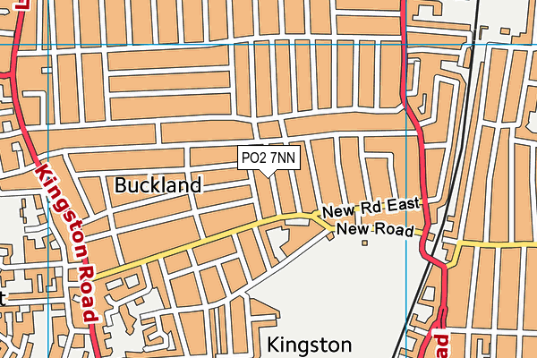 PO2 7NN map - OS VectorMap District (Ordnance Survey)