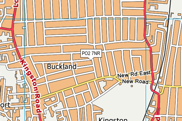 PO2 7NR map - OS VectorMap District (Ordnance Survey)