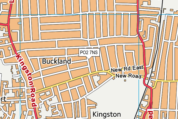 PO2 7NS map - OS VectorMap District (Ordnance Survey)