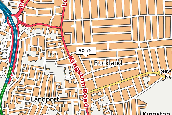 PO2 7NT map - OS VectorMap District (Ordnance Survey)