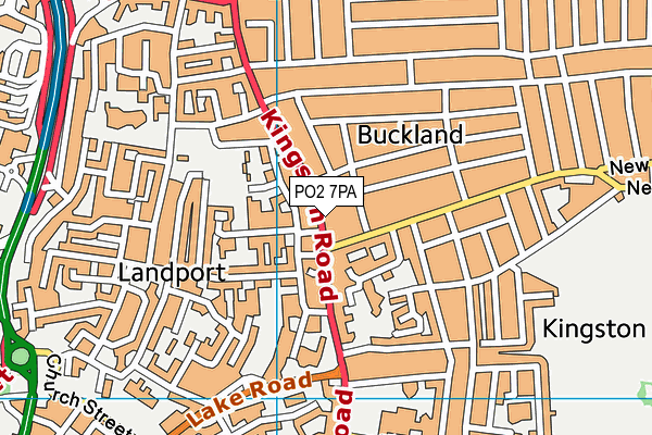 PO2 7PA map - OS VectorMap District (Ordnance Survey)