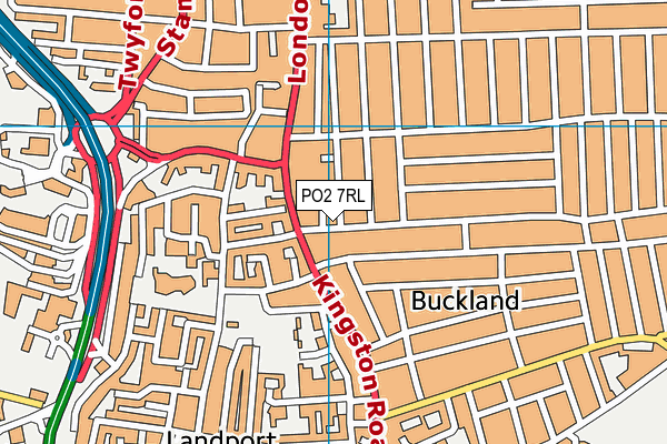 PO2 7RL map - OS VectorMap District (Ordnance Survey)