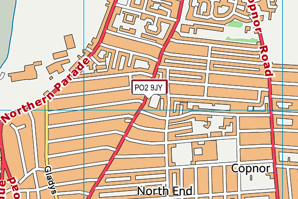 Map of OAKVALE BUILDING AND MAINTENANCE LTD at district scale
