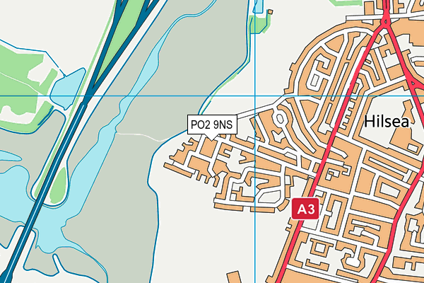 PO2 9NS map - OS VectorMap District (Ordnance Survey)