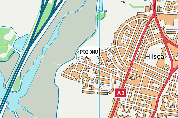 PO2 9NU map - OS VectorMap District (Ordnance Survey)