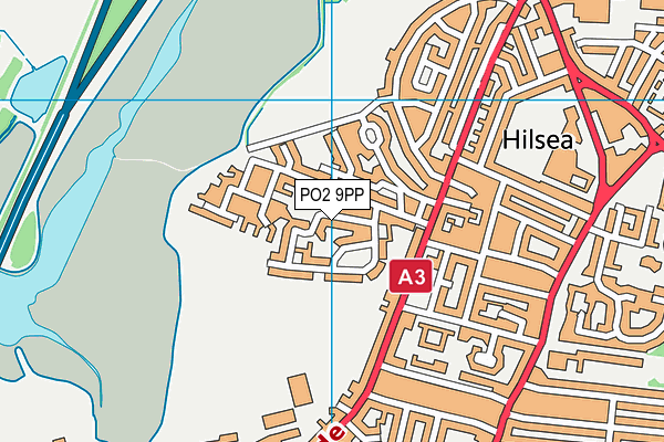 PO2 9PP map - OS VectorMap District (Ordnance Survey)