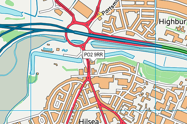 PO2 9RR map - OS VectorMap District (Ordnance Survey)