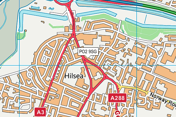 PO2 9SG map - OS VectorMap District (Ordnance Survey)