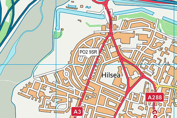 PO2 9SR map - OS VectorMap District (Ordnance Survey)