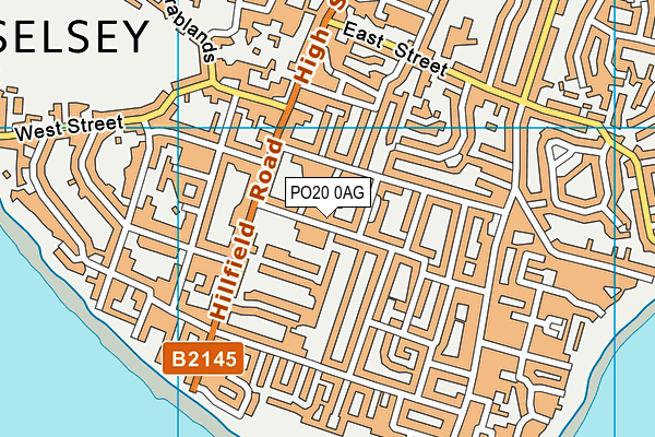 PO20 0AG map - OS VectorMap District (Ordnance Survey)