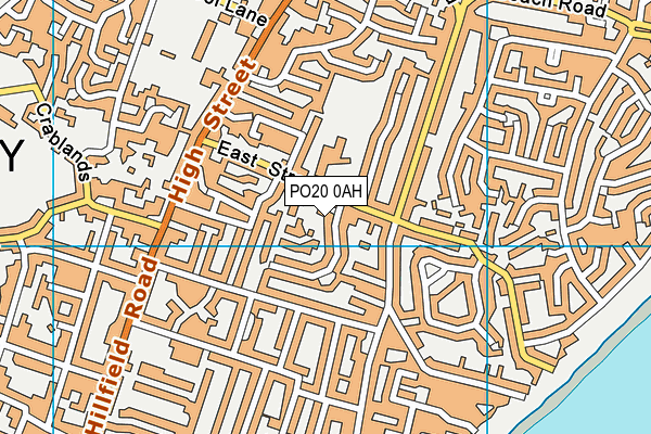 PO20 0AH map - OS VectorMap District (Ordnance Survey)
