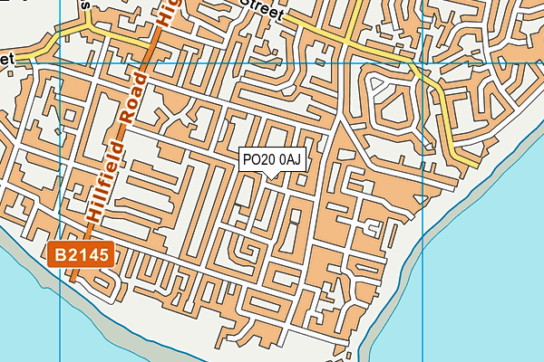 PO20 0AJ map - OS VectorMap District (Ordnance Survey)