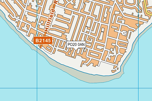PO20 0AN map - OS VectorMap District (Ordnance Survey)