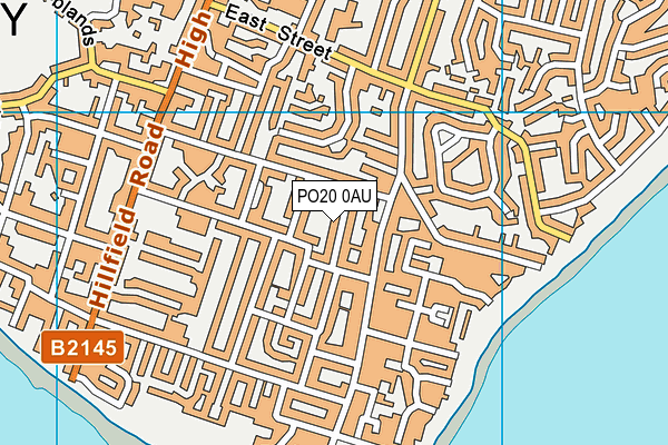 PO20 0AU map - OS VectorMap District (Ordnance Survey)