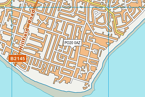 PO20 0AZ map - OS VectorMap District (Ordnance Survey)