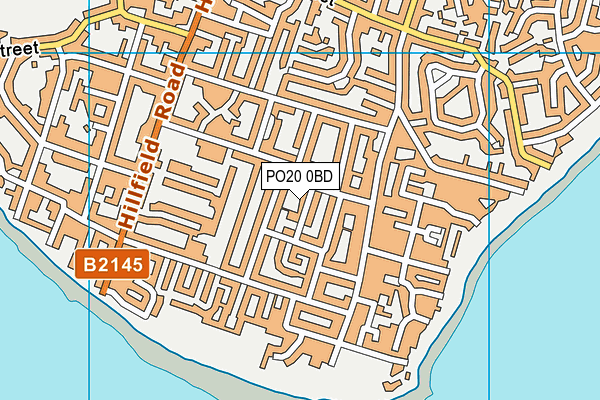 PO20 0BD map - OS VectorMap District (Ordnance Survey)