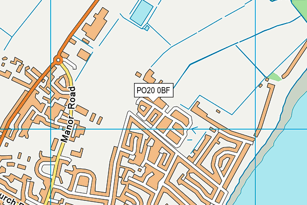 PO20 0BF map - OS VectorMap District (Ordnance Survey)