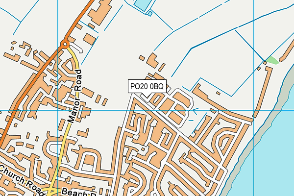 PO20 0BQ map - OS VectorMap District (Ordnance Survey)