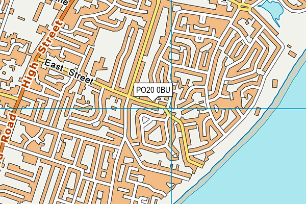 PO20 0BU map - OS VectorMap District (Ordnance Survey)