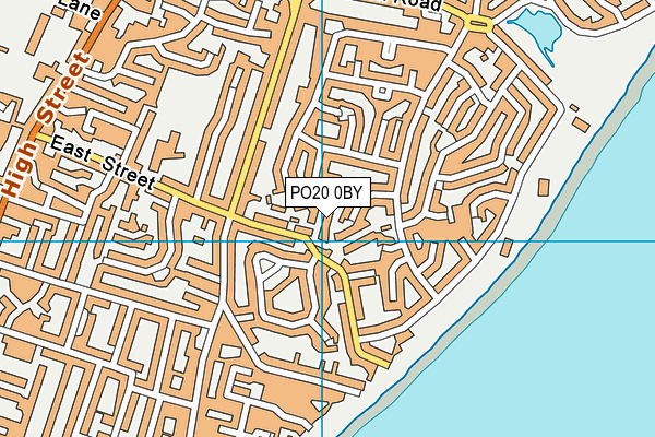 PO20 0BY map - OS VectorMap District (Ordnance Survey)