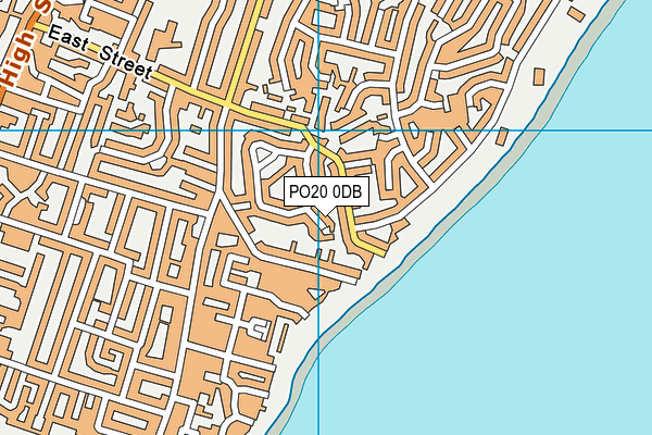 PO20 0DB map - OS VectorMap District (Ordnance Survey)