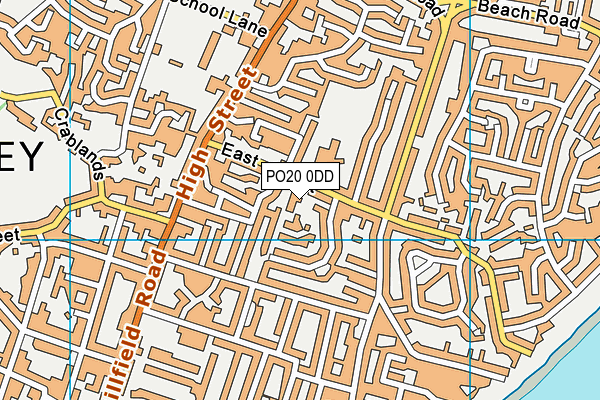 PO20 0DD map - OS VectorMap District (Ordnance Survey)