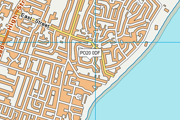 PO20 0DF map - OS VectorMap District (Ordnance Survey)