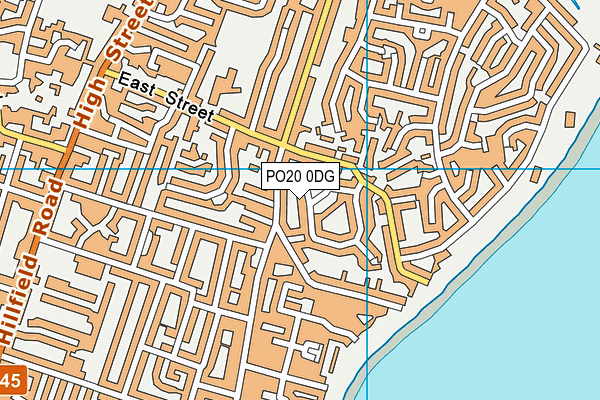 PO20 0DG map - OS VectorMap District (Ordnance Survey)