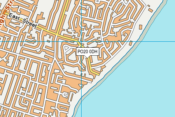 PO20 0DH map - OS VectorMap District (Ordnance Survey)
