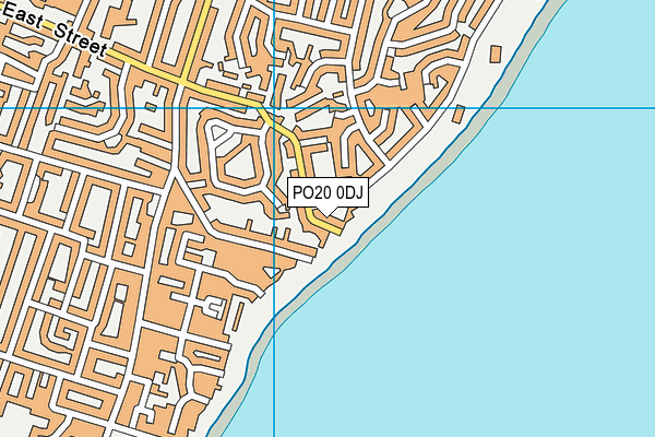 PO20 0DJ map - OS VectorMap District (Ordnance Survey)