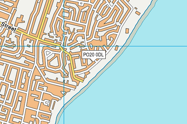 PO20 0DL map - OS VectorMap District (Ordnance Survey)