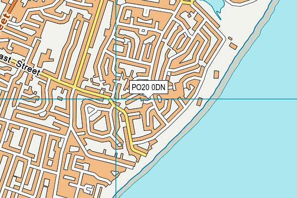 PO20 0DN map - OS VectorMap District (Ordnance Survey)