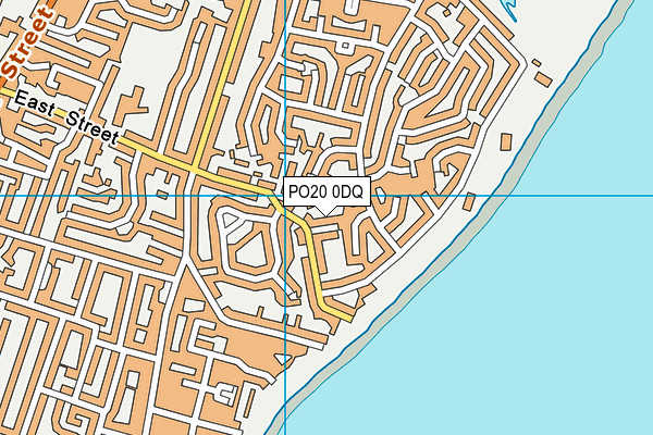 PO20 0DQ map - OS VectorMap District (Ordnance Survey)